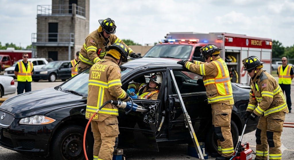MFRI Rescue Technician Vehicle and Machinery Extrication (VME) Practice Test Banner