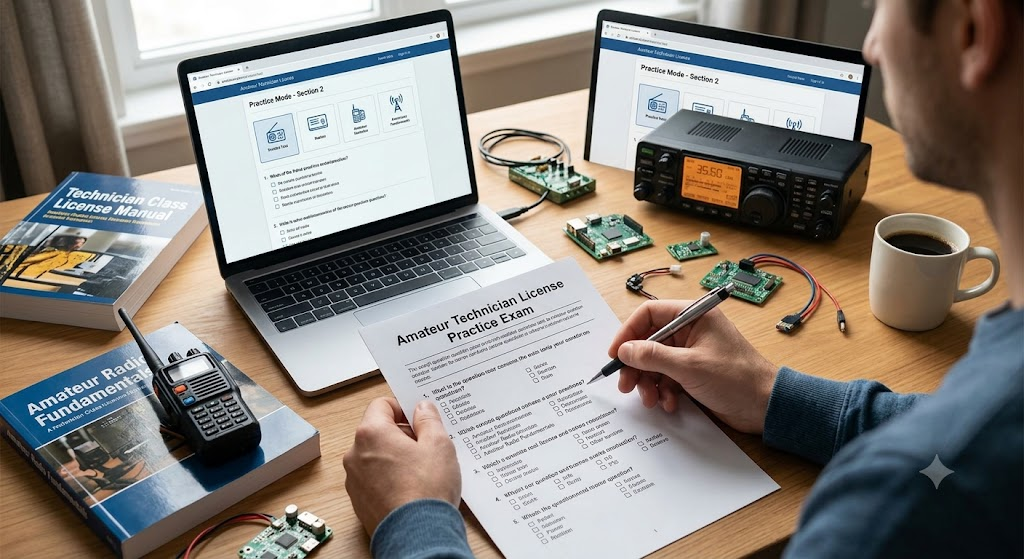 Amateur Technician License Practice Test Banner