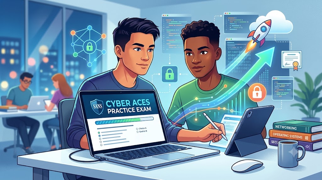 SANS Cyber Aces Practice Test Banner