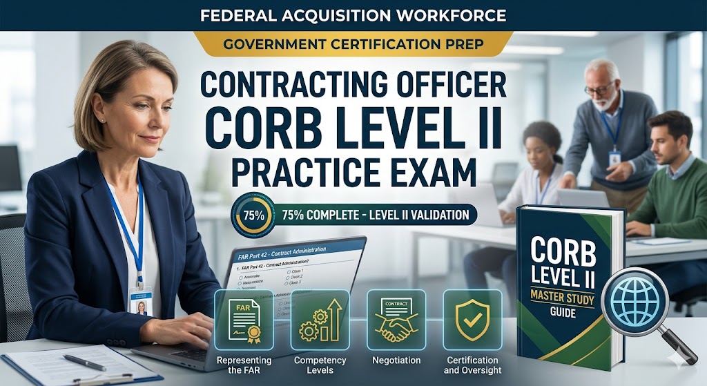 Contracting Officer Review Board (CORB) Level II Practice Test Banner