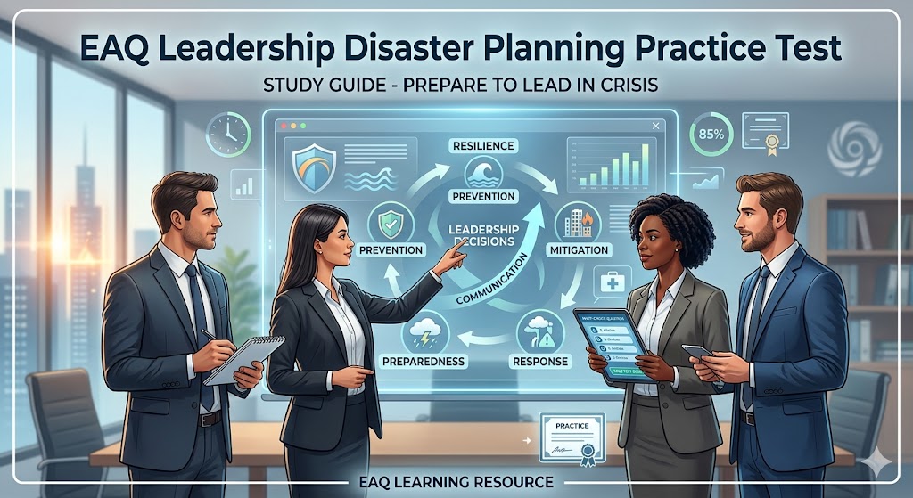 EAQ Leadership/Management: Disaster Planning Practice Test Banner