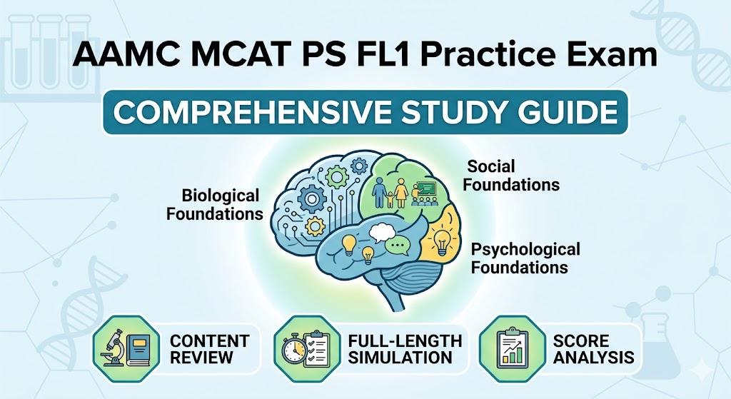 AAMC MCAT PS FL1 Practice Exam Banner