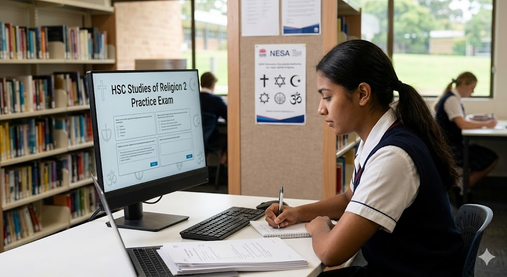 HSC Studies of Religion (SOR) 2 Practice Exam Banner