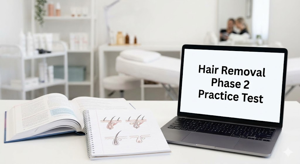 Hair Removal Phase 2 Practice Test Banner