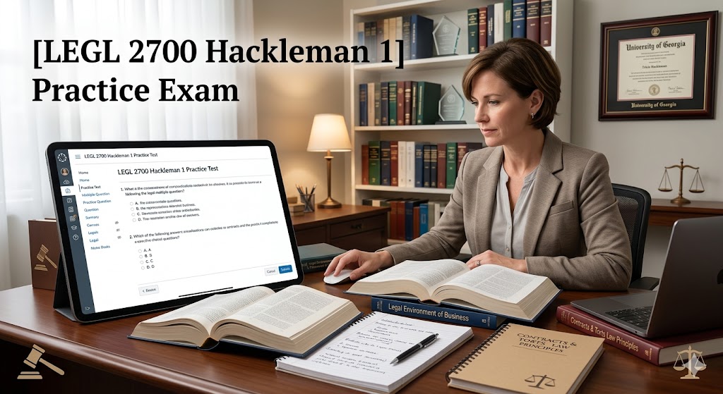 LEGL 2700 Hackleman 1 Practice Test Banner