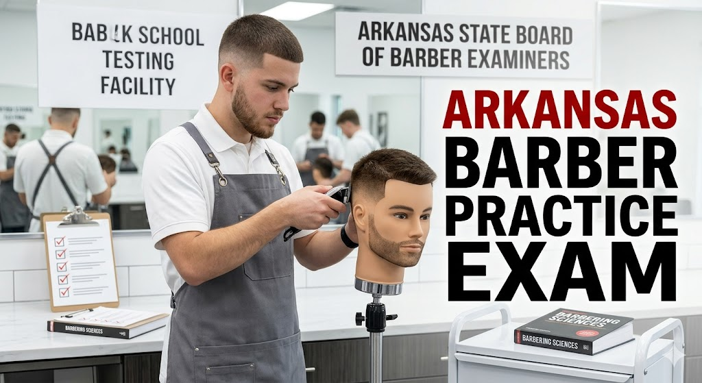 Arkansas Barber Practice Exam Banner