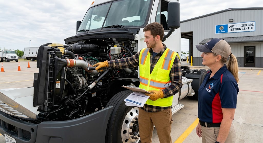 Oklahoma CDL Pre-Trip Practice Test Banner