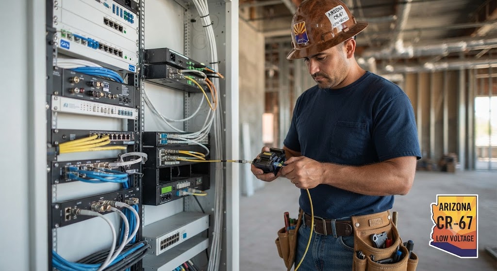 Arizona Contractor License – Low Voltage Communication Systems (CR-67) Practice Exam Banner