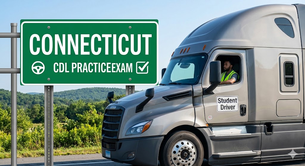 Connecticut CDL Practice Test Banner