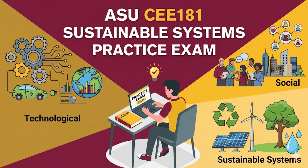 ASU CEE181 Sustainable Systems Practice Exam Banner