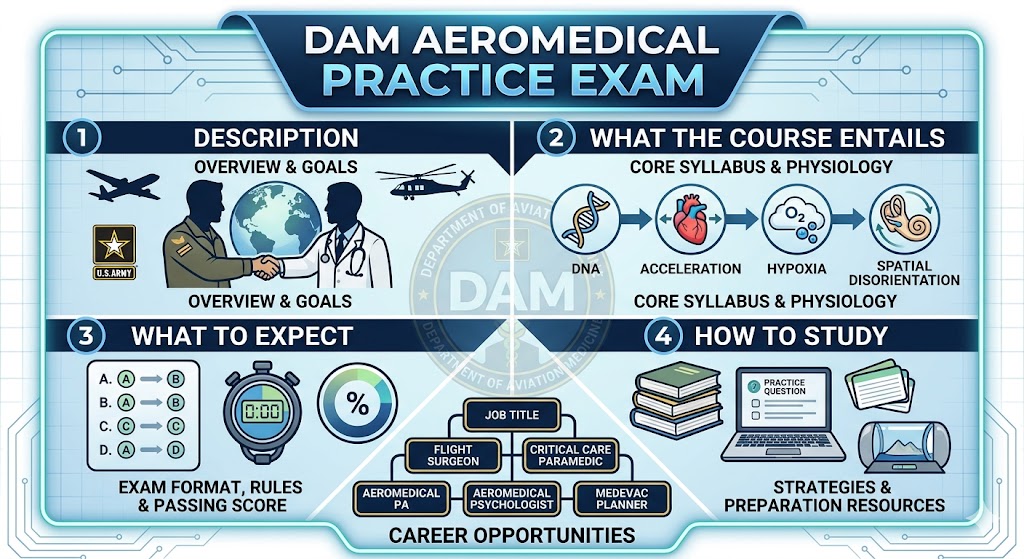 DAM Aeromedical Practice Exam Banner