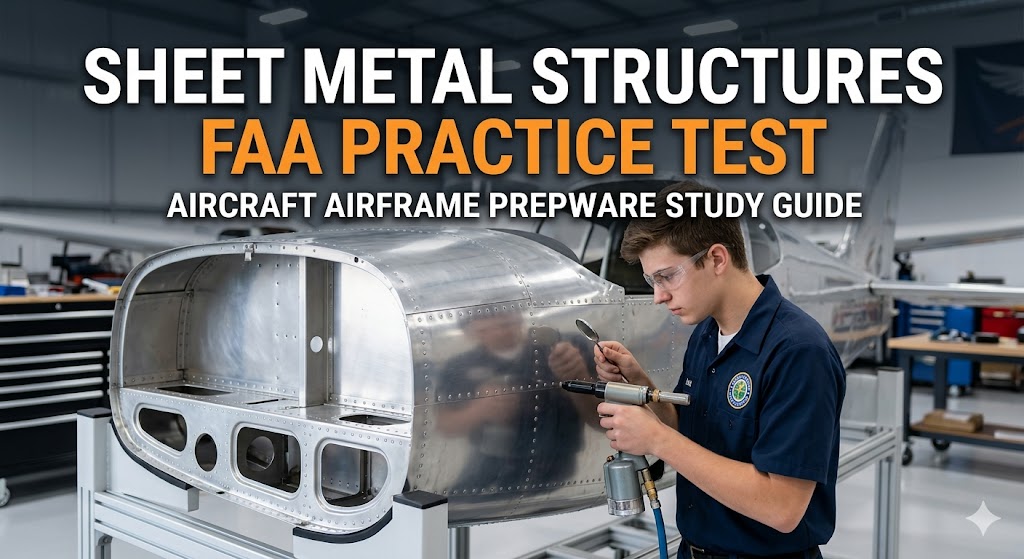 FAA Airframe Prepware Sheet Metal Structures Practice Test Banner