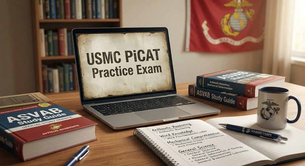 USMC PiCAT Practice Test Banner