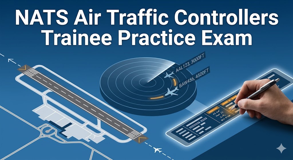 NATS Air Traffic Controllers (ATC) Trainee Practice Exam Banner