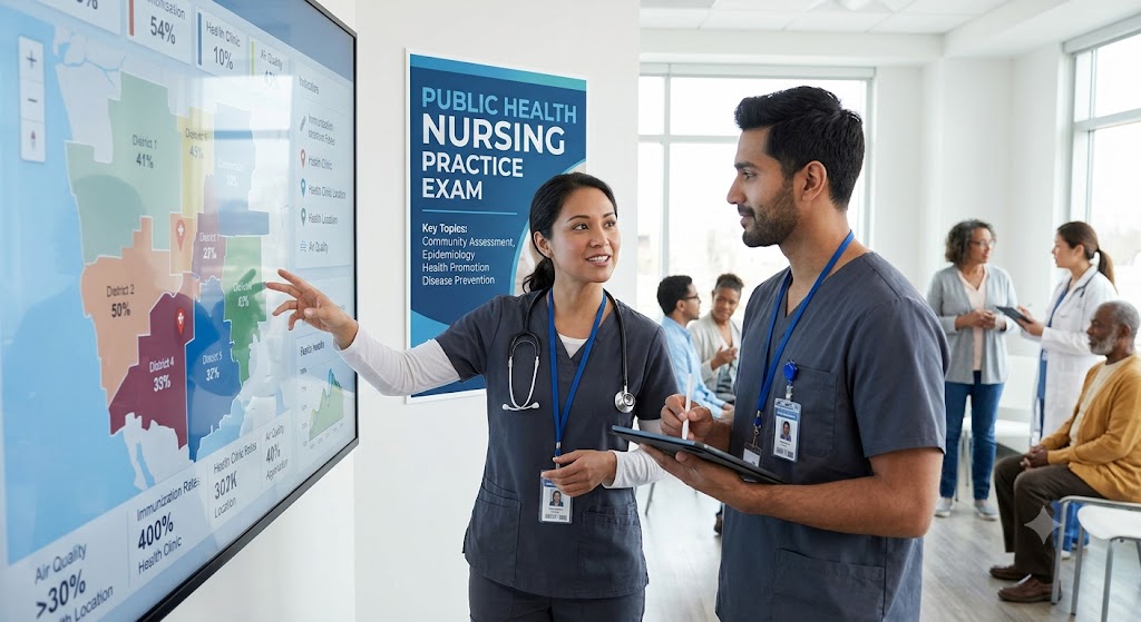 Public Health Nursing Practice Exam Banner