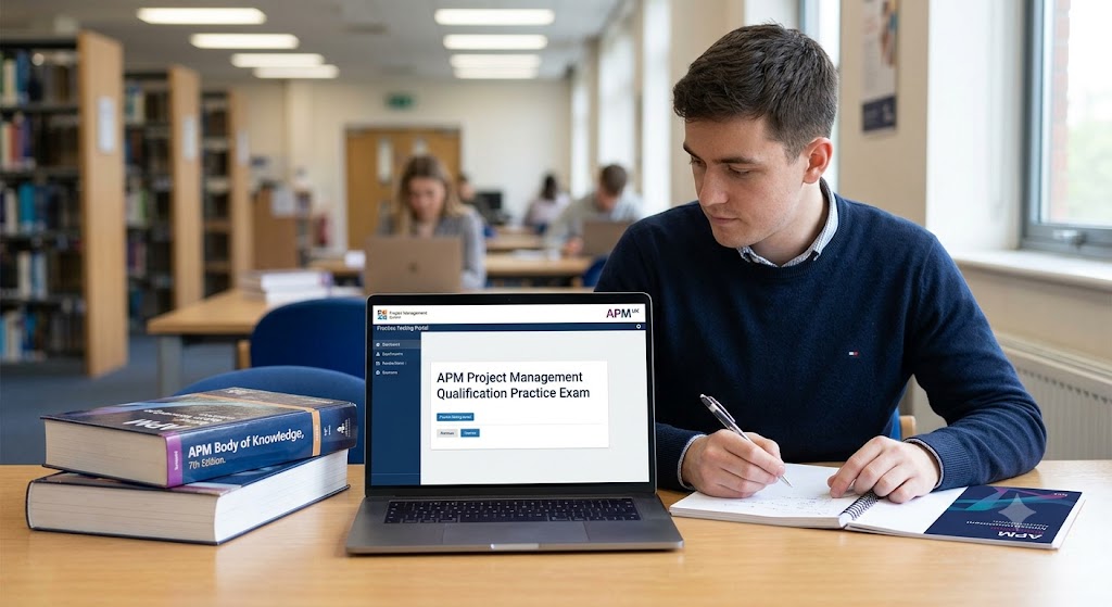 Apm Uk Practice Test & Exam Prep Banner