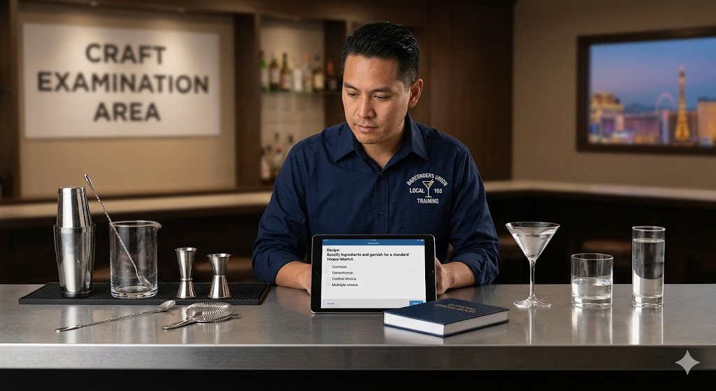 Las Vegas Drink Book Bartenders Union Local 165 Practice Test Banner
