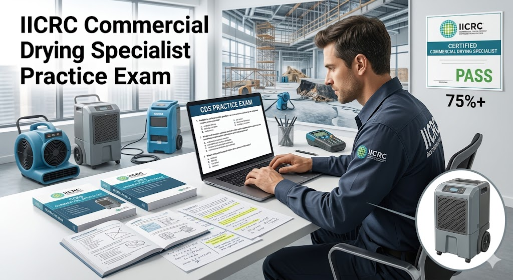 IICRC Commercial Drying Specialist (CDS) Practice Test Banner