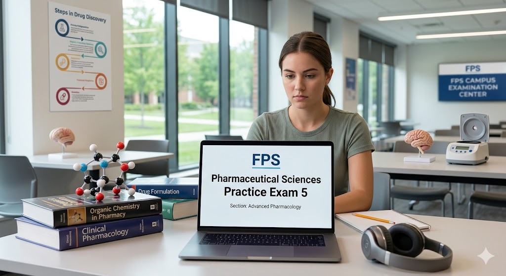 FPS Pharmaceutical Sciences Exam 5 Practice Banner
