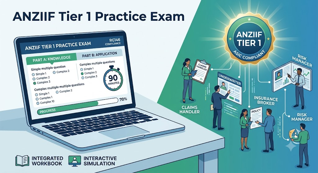 ANZIIF Tier 1 Practice Exam Banner