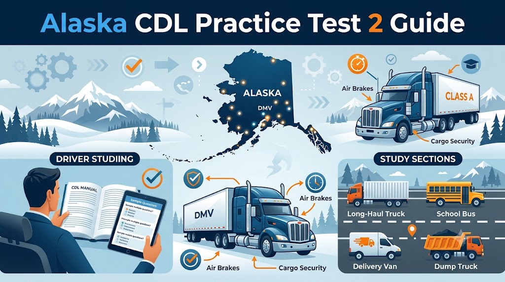 Alaska CDL Practice Test 2 Banner