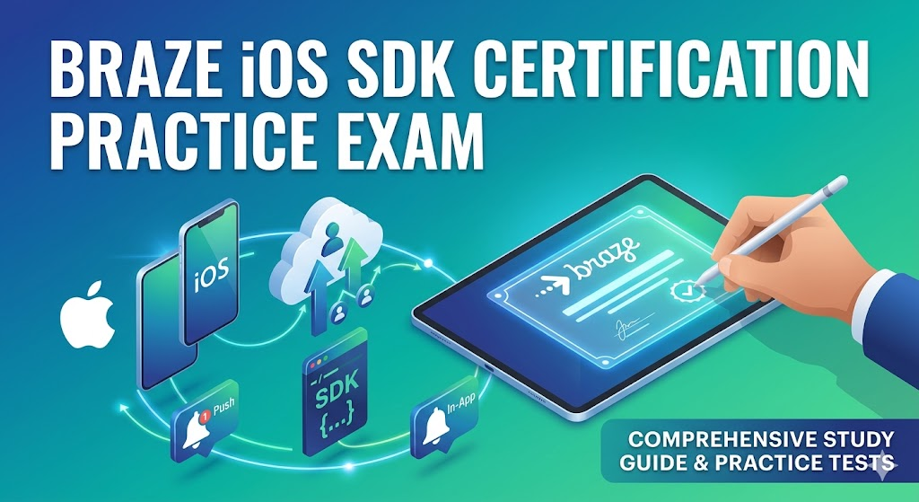 Braze iOS SDK Certification Practice Test Banner