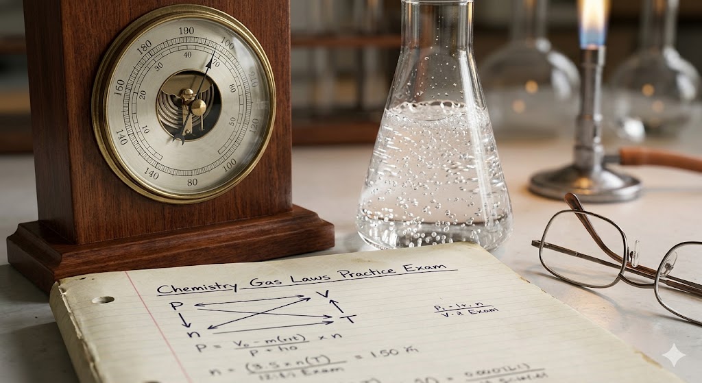 Chemistry – Gas Laws Practice Test Banner