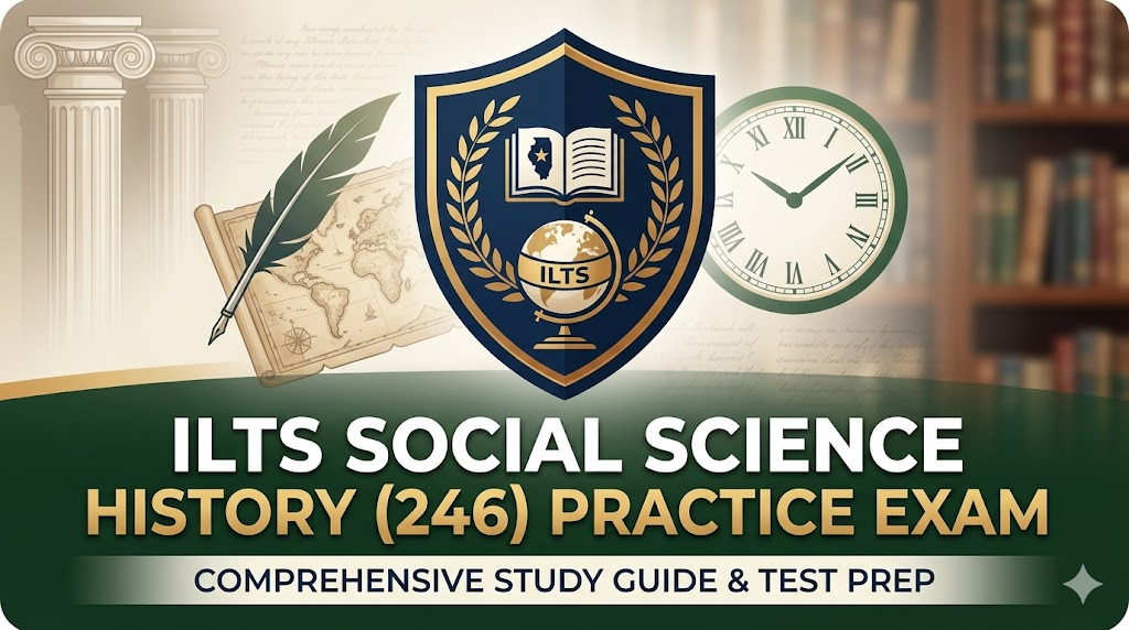 ILTS Social Science History (246) Practice Exam Banner