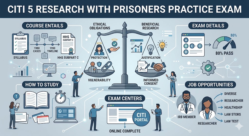 CITI 5 Research with Prisoners Practice Test Banner