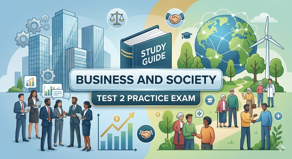 Business and Society Test 2 Practice Banner