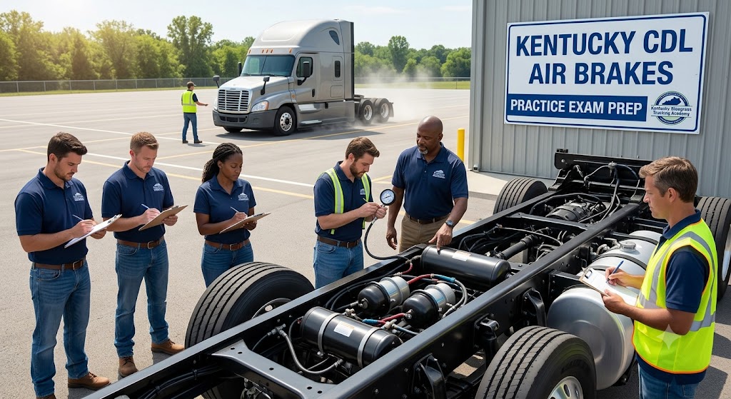 Kentucky CDL Air Brakes Practice Test Banner