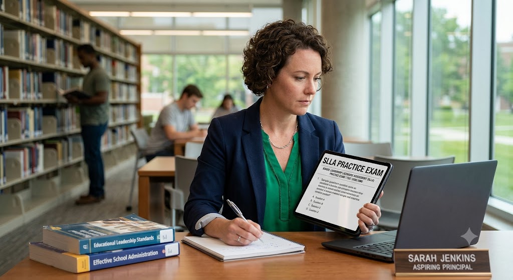 School Leadership Licensure Assessment (SLLA) Practice Exam Banner