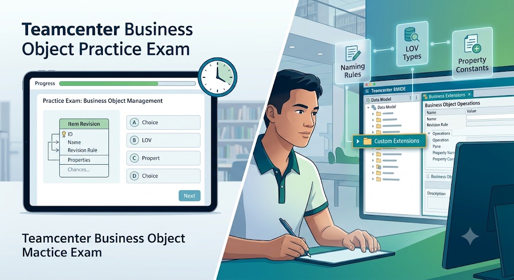 Teamcenter Business Object Management Practice Exam Banner