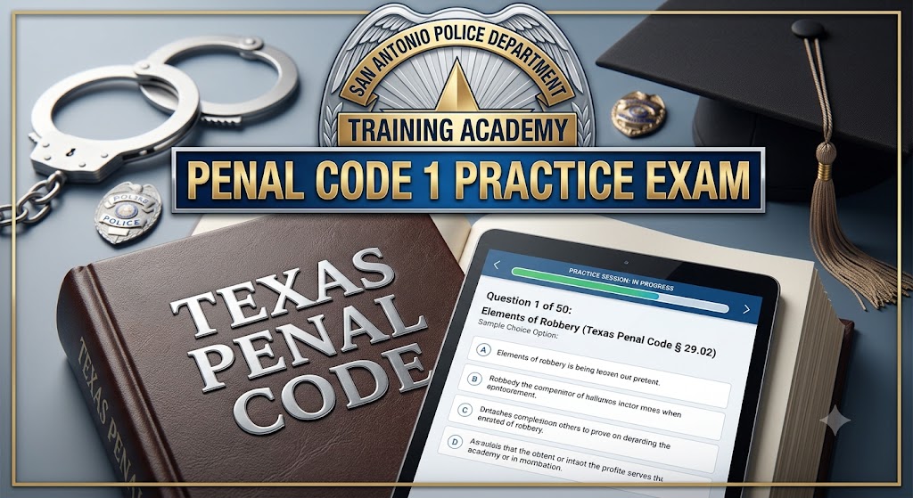 SAPD Penal Code 1 Practice Test Banner
