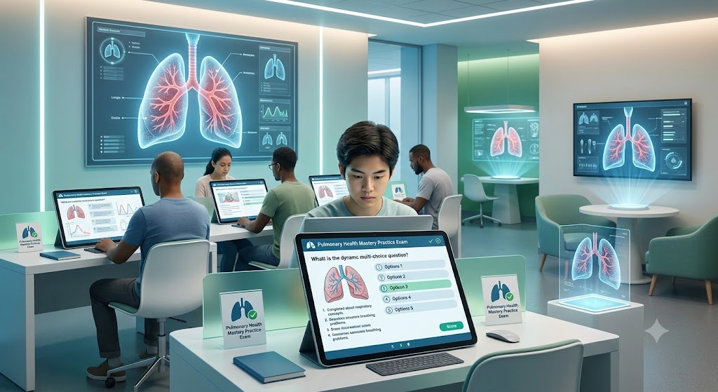 Pulmonary System Practice Problems with Answers Banner