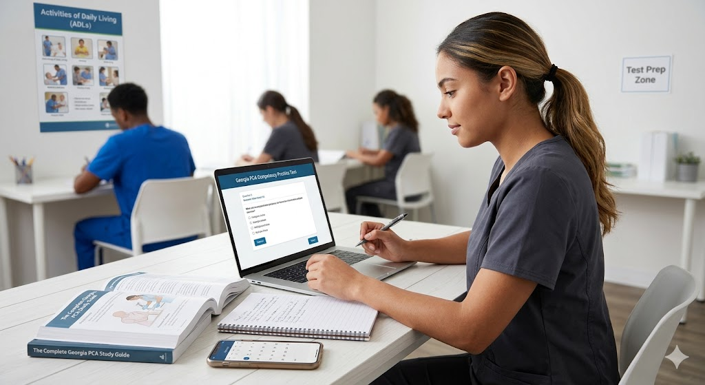 Georgia PCA Competency Practice Test Banner