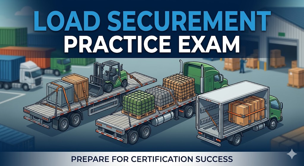 Load Securement Practice Test Banner