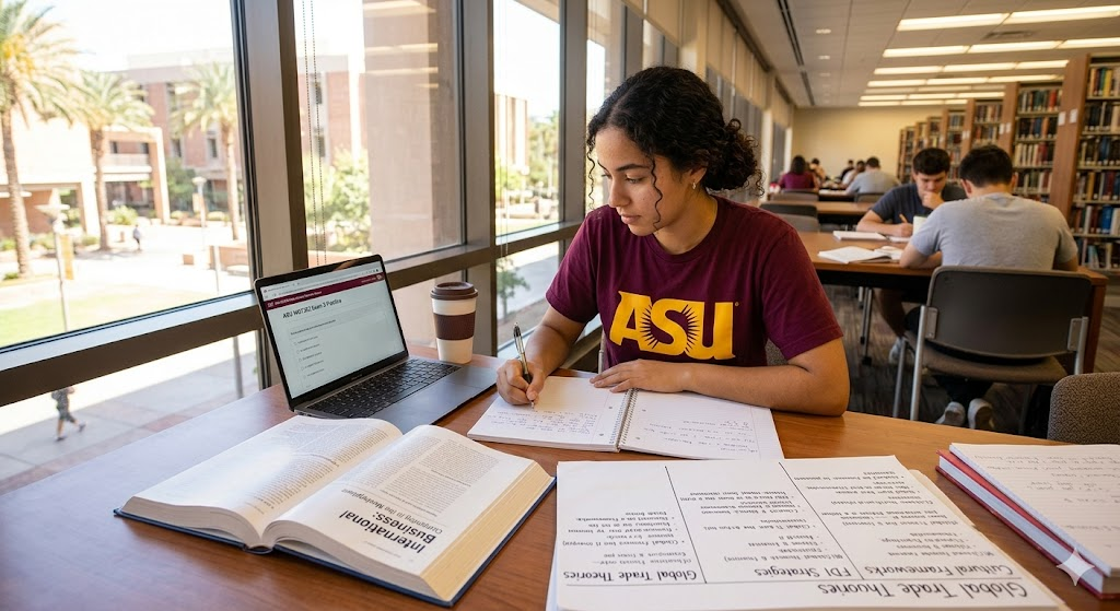 Arizona State University (ASU) MGT302 Principles of International Business Exam 3 Practice Banner