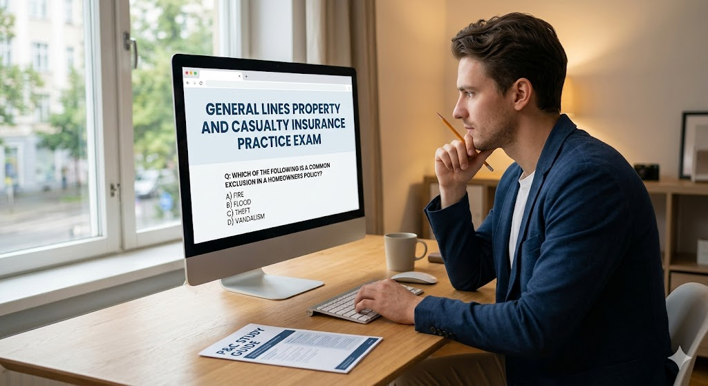 General Lines Property and Casualty Insurance Practice Exam Banner