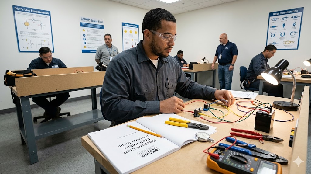 LADWP Electrical Craft Helper Practice Banner