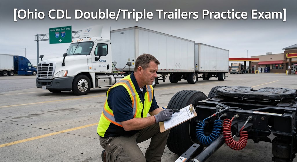 Ohio CDL Double/Triple Trailers Practice Test Banner