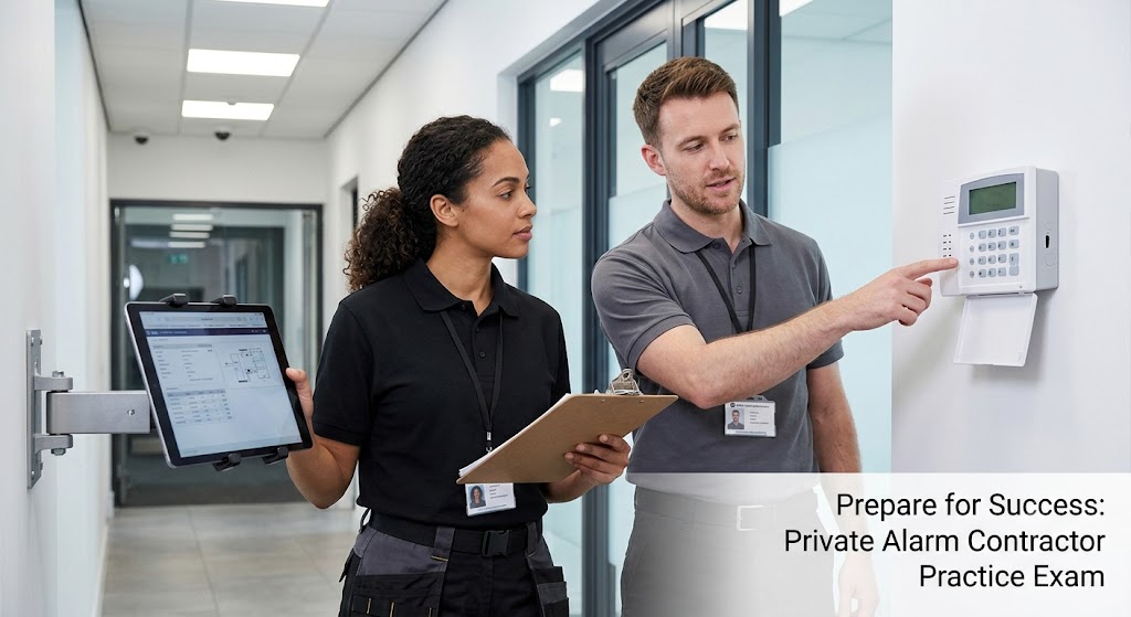Private Alarm Contractor Practice Test Banner