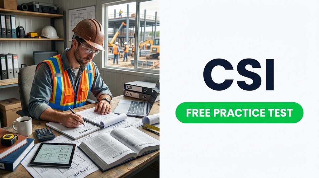Csi Construction Practice Test & Exam Prep Banner