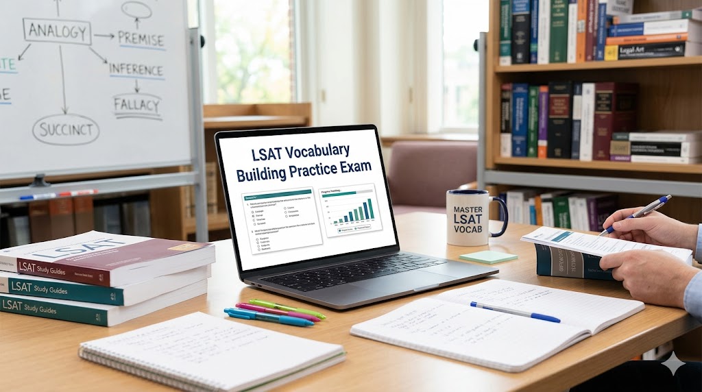 LSAT Vocabulary Building Practice Test Banner