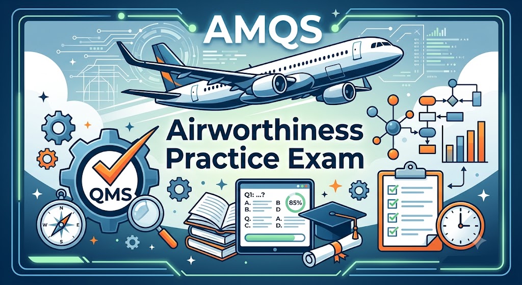 Airworthiness Management and Quality System (AMQS) Core Practice Test Banner