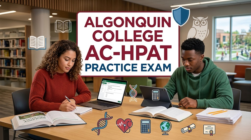 Algonquin College Health Program Assessment (AC-HPAT) Practice Exam Banner