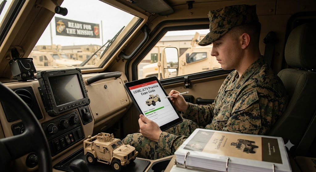 USMC Joint Light Tactical Vehicle (JLTV) Practice Test Banner