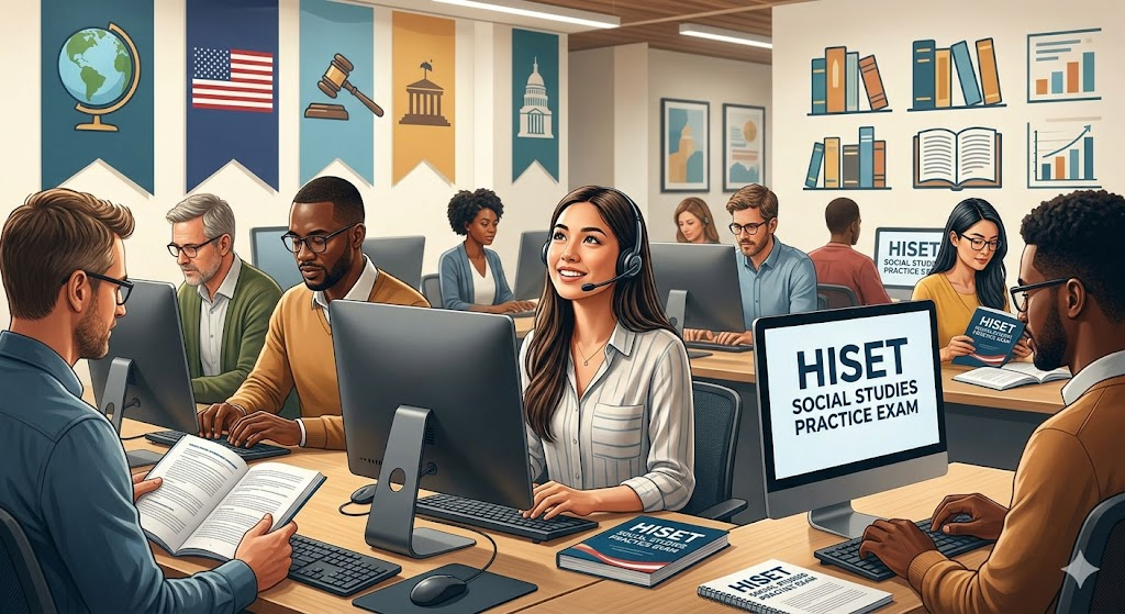 HISET Social Studies Practice Banner