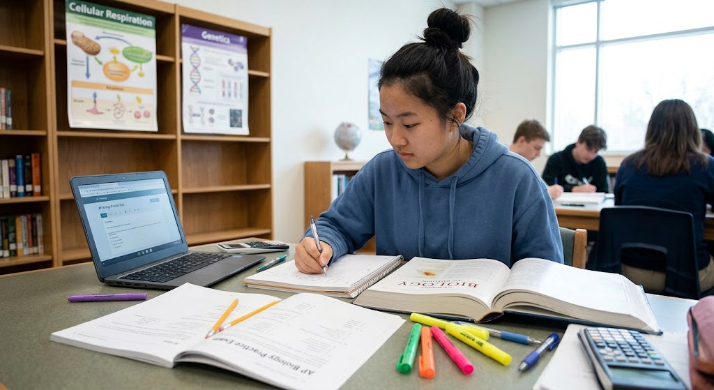 Advanced Placement (AP) Biology Practice Exam Banner