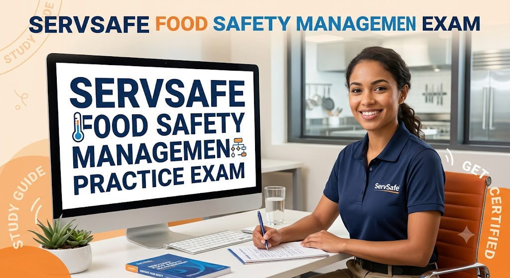 ServSafe Practice Test Chapter 8- Food Safety Management Banner